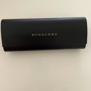 Authentic Black Burberry Glasses Case